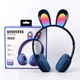 Навушники бездротові "Заячі вушка" Wireless P47R з підсвічуванням RGB Bluetooth 5.0 MP3 плеєр Dark Blue 022l - зображення 2