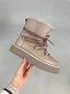Женские зимние угги ShoesBand Темно-бежевые натуральная кожа 37 (24 см) (S74001-7з) - изображение 10