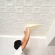 Самоклеющаяся 3D панель потолочная белая 700x700x3мм, для потолка и стен - изображение 2