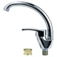 Змішувач AQUATICA ML Ø40 для кухні гусак вухо на гайці ML-4B141C (9746110) - изображение 2