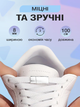 Шнурки для взуття кросівок плоскі еластичні з фіксатором магнітні широкі 8 мм UnA шнурок довжина 100 см для черевиків туфель білі (124.0001) - зображення 2