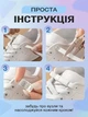 Шнурки для обуви кроссовок эластичные с фиксатором плоские магнитные широкие 8 мм UnA шнурок длина 100 см для ботинок туфель светло-серые (124.0012) - изображение 7