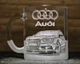 Чашка для чая и кофе с гравировкой автомобиля и логотипа Audi A4 Ауди - изображение 1