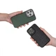 Чохол Kajsa Snake Pattern with Magnetic Ring iPhone 16 Pro Max light gray - изображение 4