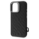 Чохол Kajsa Rhombus Collection with Magnetic Ring iPhone 16 black - зображення 1