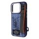 Чохол Kajsa Outdoor Collection Tie Dye with Magnetic Ring iPhone 16 Pro blue - зображення 1