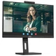 Монітор 27" AOC Q27P3CW, QHD, IPS, 75Hz, 2xHDMI, DP, USB-C, RJ-45, USB-hub, webcam, HAS, Pivot, колонки - зображення 4