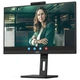 Монітор 27" AOC Q27P3CW, QHD, IPS, 75Hz, 2xHDMI, DP, USB-C, RJ-45, USB-hub, webcam, HAS, Pivot, колонки - зображення 7