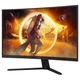 Монітор 31.5" AOC CQ32G4VE, VA, QHD, 180Гц, 0,5 мс, вигнутий, 2хHDMI, DP, чорно-сірий - зображення 9