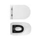 Унитаз подвесной Qtap Robin Ultra Quiet безободковый с сиденьем Soft-close 520x365x365 мм WHITE - изображение 8