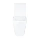 Унитаз напольный Qtap Dove Rimless безободковый с сиденьем Soft-close WHITE QT06228380BW - изображение 3