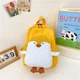 Дитячий рюкзак Hommex Small-Pinguin Yellow - тканина жовта / малюнок пінгвін - изображение 2