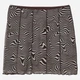 Юбка мини летняя женская H&M 060995589 XS Темно-коричневый/Кремовый (6666000338846) - изображение 3