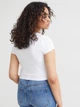 Топ женский H&M 061059092_white XS Белый (6666000338501) - изображение 2