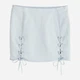 Юбка джинсовая мини летняя прямая женская H&M 061076771 42 Светло-голубая (6666000338402) - изображение 1