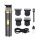 Машинка для стрижки волосся Hoco HP22 Retro engraving electric hair clipper Black - зображення 4