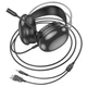Навушники Hoco W109 Rich gaming headphones Black - зображення 3