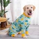 Післяопераційна попона для собак MIAODODO D15 Blue Dinosaurs, 3XL - зображення 4