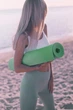 Килимок для йоги та фітнесу Power System PS-4014 PVC Fitness-Yoga Mat Green (173x61x0.6) - изображение 9