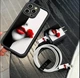 Панель YinYangFace для Aplle Iphone 13 ProMax Black-White + Чохол для зарядного пристрою - зображення 6
