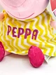 Плюшева іграшка Свинка Пеппа 25 см у жовтій сукні в смужку Peppa із родини Пеппа Рожева - зображення 3