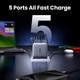 Зарядний пристрій Ugreen Nexode 100W Fast Charger з 5 портами (PPS, QC 4.0+PD 3.0) для ноутбуків - зображення 2