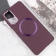 TPU чохол Bonbon Metal Style with MagSafe для Samsung Galaxy A15 4G/5G / M15 5G Бордовий / Plum - зображення 3