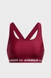 Жіночий бордовий топ UA Crossback Mid Bra Under Armour MD 1361034-625 - изображение 5