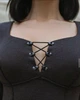 Жіноче плаття з костюмної шерсті Poliit 8881 чорна 36 - зображення 7