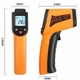 Пирометр (термометр) бесконтактный инфракрасный GM400 -50-400 °C (R051198) - изображение 5