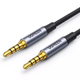 Аудіокабель UGREEN 3.5mm 4-Pole M/M Audio Cable Alu Case 1m (UGR-10648) - зображення 1