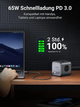 Мережевий зарядний пристрій UGREEN CD268 65W DigiNest Cube (2C2A) (UGR-60113) (UGR-60113) - зображення 4