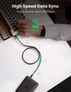 Кабель UGREEN USB 2.0 A Male to Mini 5 Pin Male Cable 3m (Black) (UGR-10386) - изображение 6