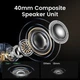 Бездротові накладні навушники UGREEN HP202 HiTune Max5 Hybrid Active Noise-Cancelling Headphones White(UGR-15809) (UGR-15809) - изображение 4