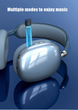 Бездротові накладні навушники HOCO W35 Air Triumph BT headset Blue (6942007616355) - изображение 3