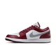 Кросівки чоловічі Jordan 1 Low White Bordeaux 46 Червоний 553558-615 - зображення 2
