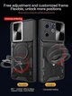 Чохол Magnetic Shield для Infinix Smart 8/X6525 бампер протиударний з підставкою кільцем Black - зображення 6
