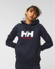 Кофта женские Helly Hansen Logo Hoodie S Темно-синій 33978-597 - изображение 2