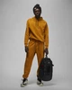 Чоловічі штани Jordan 23 Engineered Men's Fleece Trousers M Темно-жовтий (DQ8088-712) - зображення 6