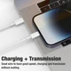 Комплект быстрой зарядки для Apple iPhone, iPad Сетевое зарядное устройство 20W USB-C Блок зарядки Type-C Power Adapter, Кабель зарядки Type-C to Lightning 1m White - изображение 6