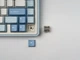 Клавиатура беспроводная AULA F75 Gray switch голубая - изображение 6