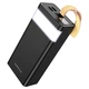 Повербанк 30000mAh BOROFONE BJ18A з ліхтарем та дисплеєм |2USB/Type-C, 2A| Чорний - зображення 4