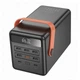 Портативная батарея повербанк для ноутбука Power bank DBO3 Max 100 000 mAh пауэрбанк павер бенк для телефона с быстрой зарядкой с фонариком с ручкой 65W, Черный - изображение 2