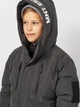 Детская зимняя парка длинная для мальчика Minoti 19coat80 41120JNR 92-98 см Серая (5063025341812) - изображение 4