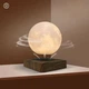 Настольный 3D магнитный ночник Луна 14 см на деревянной магнитной подставке 360 Magnetic Moon Lightt Model 2 - изображение 6