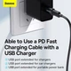 Переходник Baseus USB3.1 to Type-C металл OTG адаптер Ingenuity Mini Black (ZJJQ000101) - изображение 10