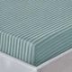 Простынь на резинке Zastelli Green stripe поликоттон 100*200+20см Зеленая - изображение 1