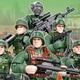 Набір іграшкових солдатів BauTech Збройні поліцейські сили 1:35 12 фігурок (1014-928-01) - зображення 5