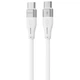Блок питания (Type-C) + Кабель Type-C to Type-C. Proove Silicone Power 30W white 574910003 - изображение 4