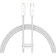 Кабель Baseus Dynamic Series Fast Charging Cable Type-C to Lightning 20W 2m CALD000102 White - изображение 1